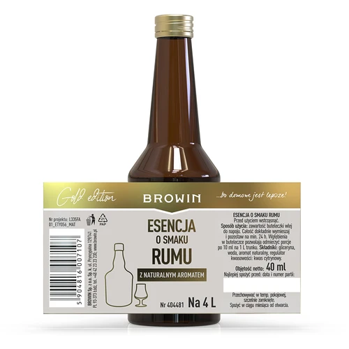 Esenca z okusom ruma za 4 L – 40 ml - 6
