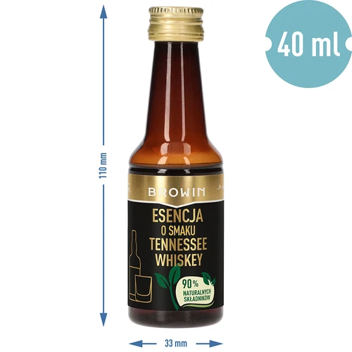Esenca z okusom viskija Tennessee za 4 L - 40 ml - 8