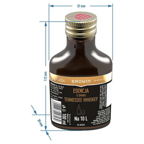 Esenca z okusom viskija Tennessee za 10 L - 100 ml - 6