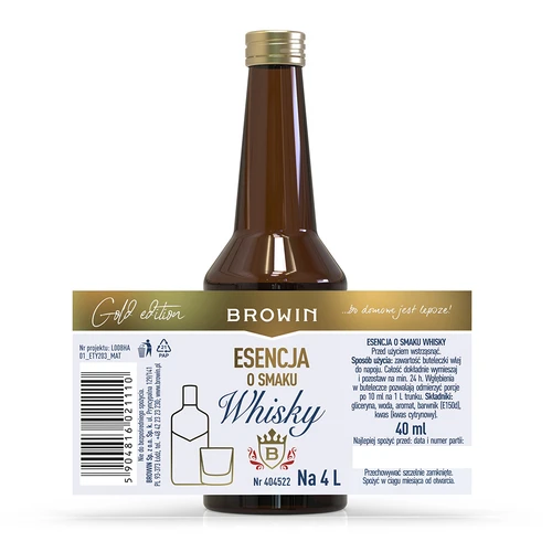 Esenca z okusom viskija 40 ml - 4