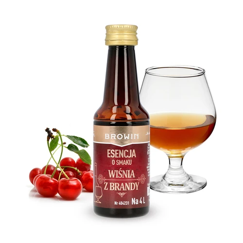 Esenca z okusom Višnja z brandyjem, 40 ml - za 4 L - 3