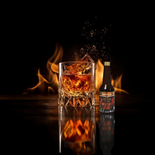Esenca z okusom Whisky Fire za 4 L, 40 ml - 8