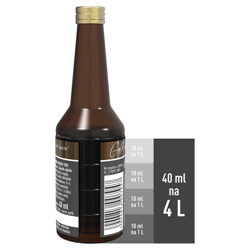 Esenca z okusom Whisky Fire za 4 L, 40 ml - 5