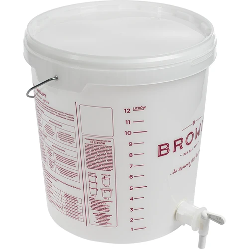 Fermentacijska posoda 15 L s pokrovom in pipo - 3