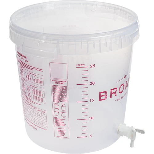 Fermentacijska posoda 30 L s pokrovom in pipo - 2