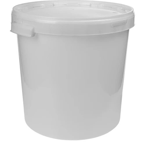 Fermentacijska posoda 30 L, v beli barvi z 2 vodnima zaporoma