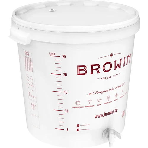 Fermentacijska posoda 30L s pokrovom in pipo DE - 4