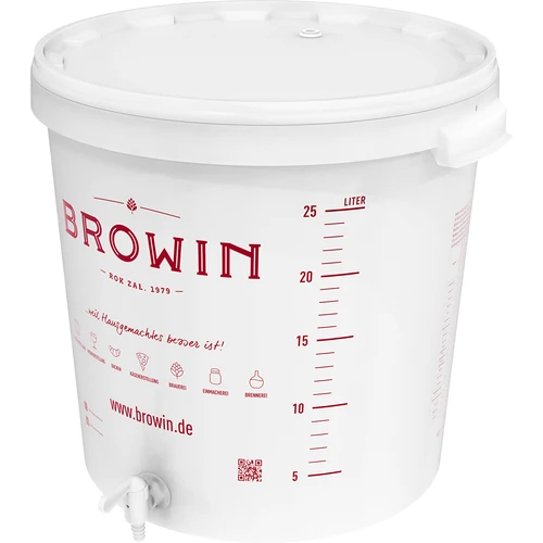 Fermentacijska posoda 30L s pokrovom in pipo DE - 14