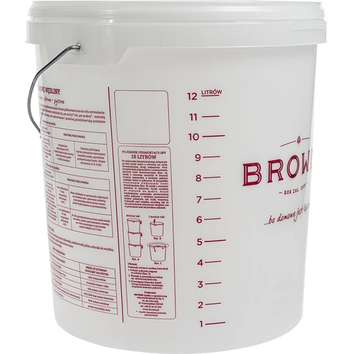 Fermentacijska posoda - potisk, pokrov, 15 L - 4