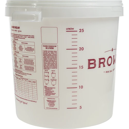 Fermentacijska posoda s pokrovom 30 L - 3