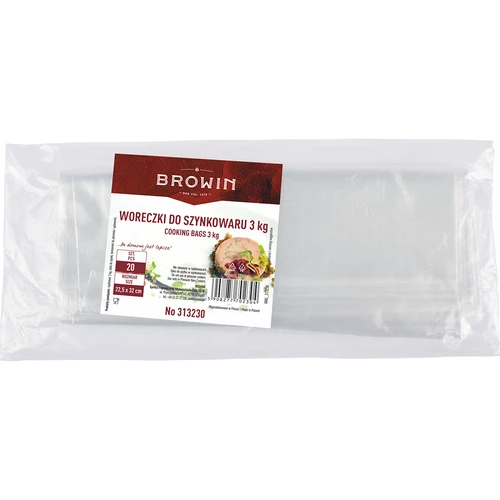 Folijske vrečke za šunkovar 3,0 kg - 20 kosov