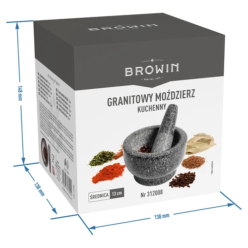 Graniten kuhinjski možnar s tolkačem - 9