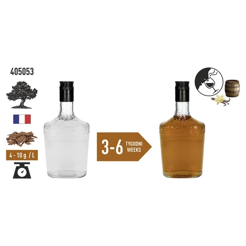 Hrastovi lističi z vanilijevimi notami, močno žgani, 50 g - 6