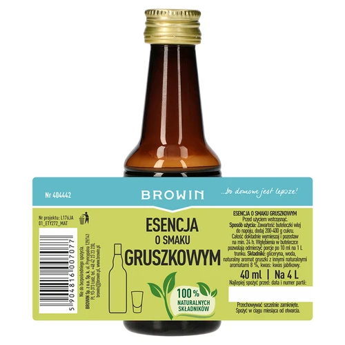 Hruškova esenca – pripravek za hruškov liker, 40 ml - 5