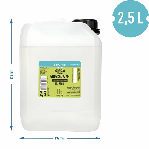 Hruškova esenca z naravno aromo, 2,5 L - 3