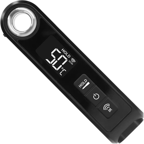Infrardeči kuhinjski termometer, kompakten, z zložljivo sondo - 2