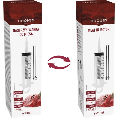 Injektor za meso 100 ml + 2 igli - 11