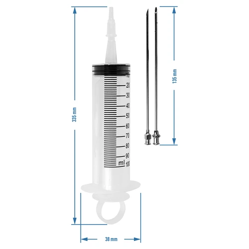Injektor za meso 100 ml + 2 igli - 10