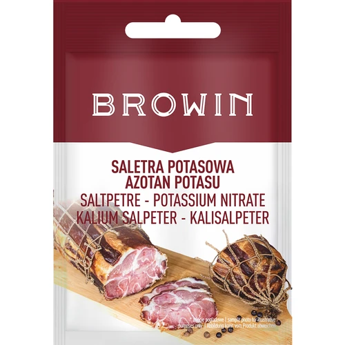 Kalijeva salitra za soljenje mesa, 20 g
