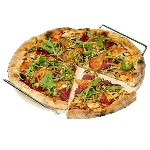 Kamen za pico z držalom in rezalnikom za pico, iz kordierita, okrogel, premer 33 cm - 5