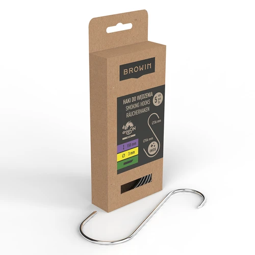 Kavlji za prekajevanje – S, rezani pod 45°, 3 mm x 150 mm, 5 kosov. - 2