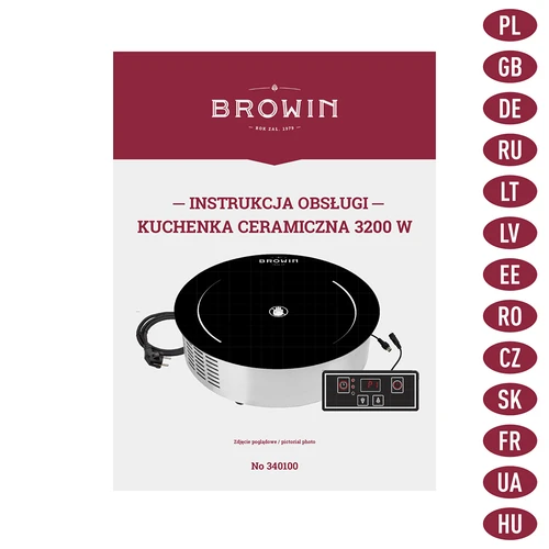 Keramični kuhalnik 3200W - 9