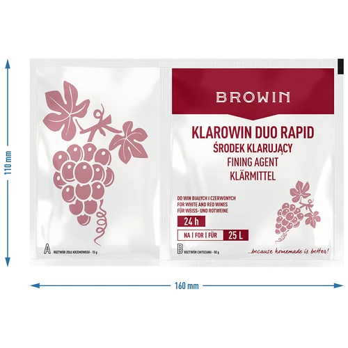 Klarowin Duo Rapid - hitozan + kieselsol, 65 g - 6