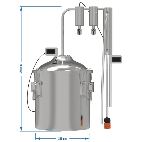 Klasični destilator Convex 18 L - 2 usedalnika - 9