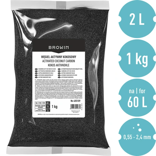 Kokosovo aktivno oglje 1 kg - 3