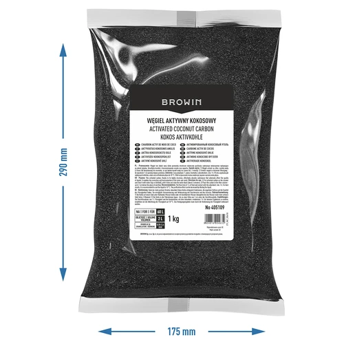 Kokosovo aktivno oglje 1 kg - 6