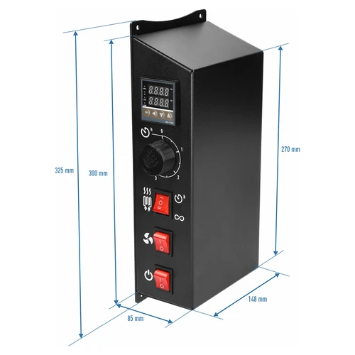 Komplet električnih modulov z digitalnim krmilnikom - dragON 1,5 kW, za vrtne prekajevalnice - 10