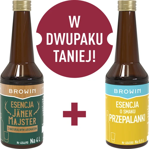 Komplet esenc Jänek Majster 40 ml + Przepalanka 40 ml - 3