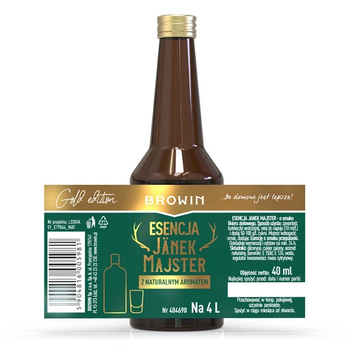 Komplet esenc Jänek Majster 40 ml + Przepalanka 40 ml - 6