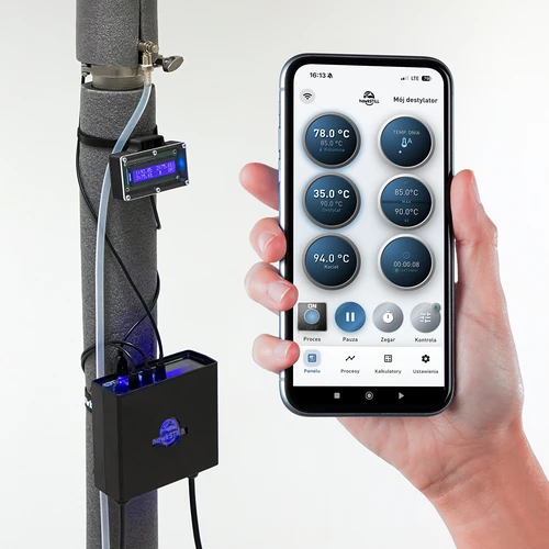 Komplet hawkSTILL Wi-Fi IQ – destilacijski termometer z Wi-Fi in zaslonom - 5