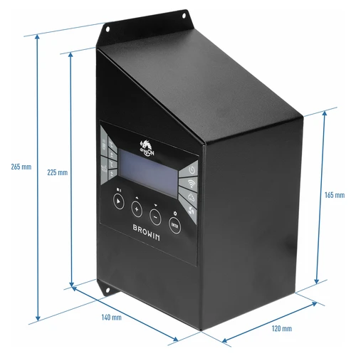 Komplet modulov s krmilnikom Wi‑Fi - dragON IQ 2,7 kW, za vrtne dimnice - 4