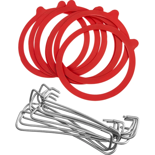 KOMPLET: VZMETNE SPONKE+TESNILA WECK FI110MM -10 kos