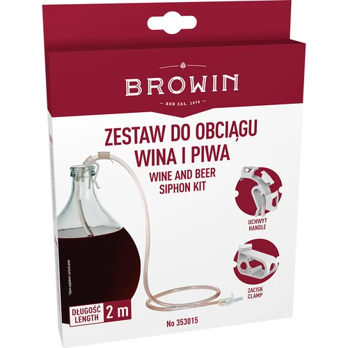 Komplet za pretakanje vina z držalom in zaporno sponko - 5