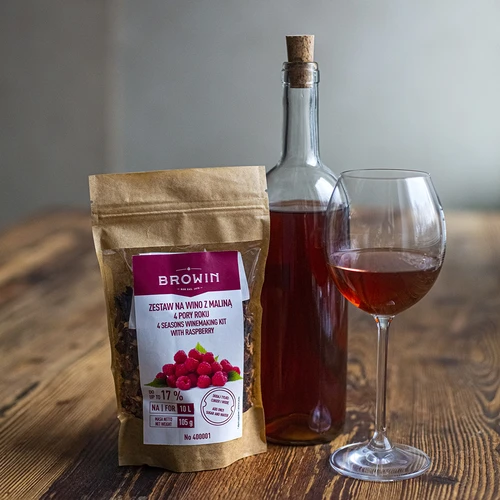 Komplet za vino 4 PORY ROKU - Malina - 4
