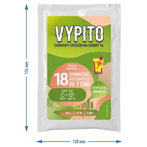 Komplet za zabavo - Vypito Matcha in marelica - 5