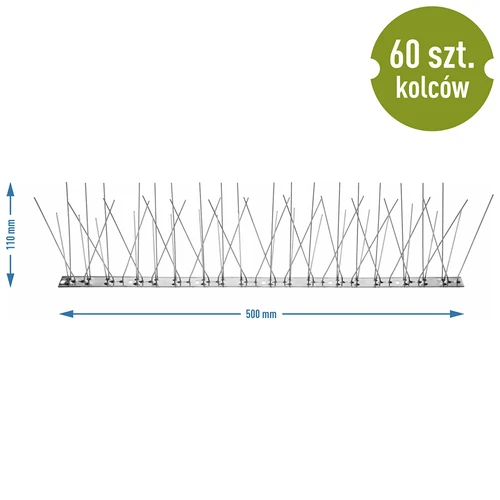 Konice proti pticam, na kovinski letvi, 10 kos. - 9