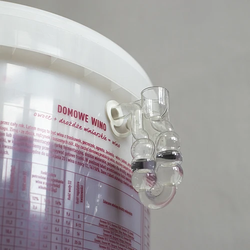 Kotni fermentacijski vodni zapor za fermentacijske posode – nerazbiten - 5