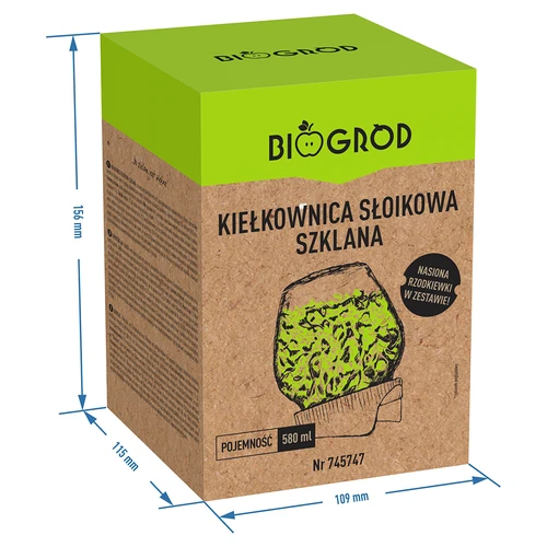 Kozarčni kalilnik Twist-off s semeni redkvice - 7