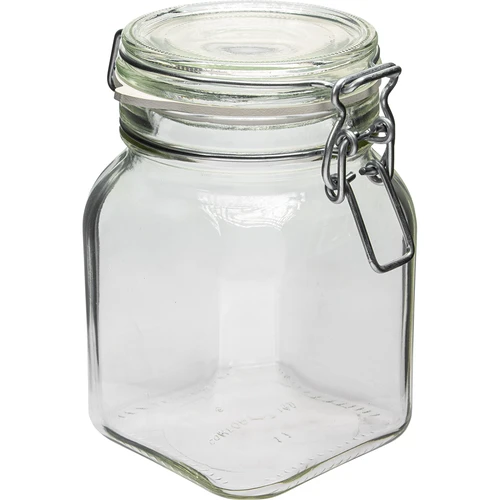 Kozarec Comfort 750 ml, kvadraten, s hermetičnim zapiranjem