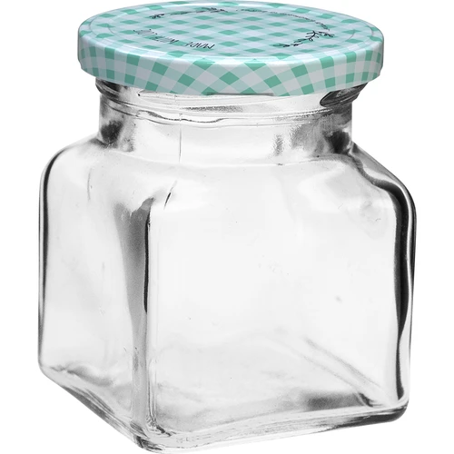 Kozarec TO 120 ml Štirje koti, pokrovček fi 53 - 6 kos. - 2