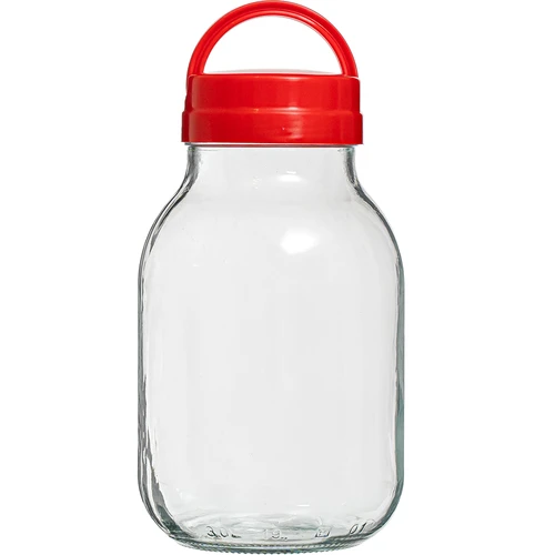 Kozarec TO 3 L in pokrovček fi 100 z ročajem