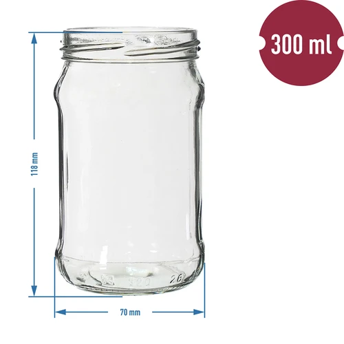 Kozarec TO 300 ml fi66, 6 kosov. - 2