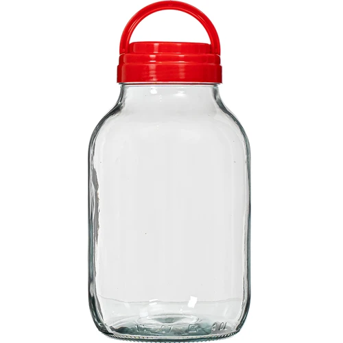 Kozarec TO 4 L in pokrovček fi 100 z ročajem