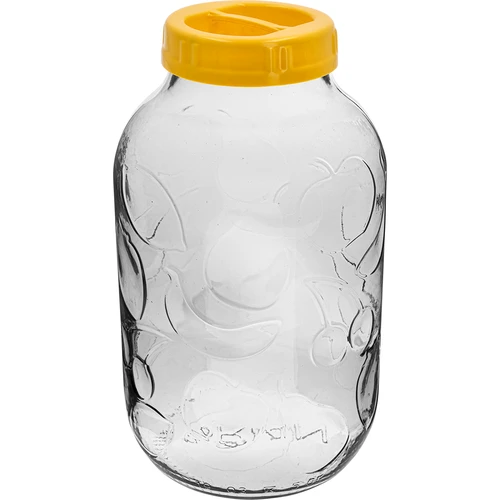 Kozarec TO 5 L in plastični pokrov fi 100, z ročajem