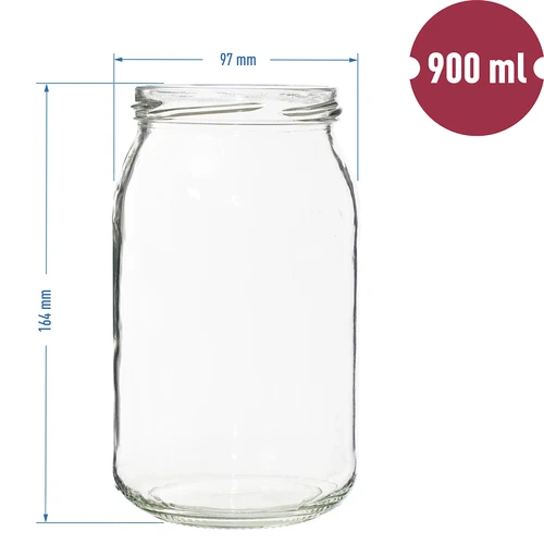 Kozarec TO 900 ml fi82/6 - 8 kos. - 6