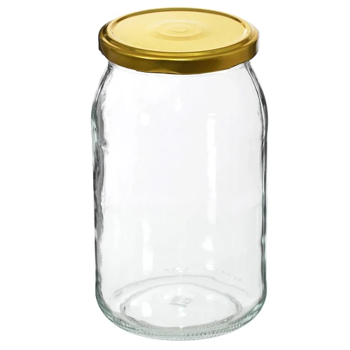 Kozarec TO 900 ml z zlatim pokrovčkom fi 82/6 - 6 kos. - 3
